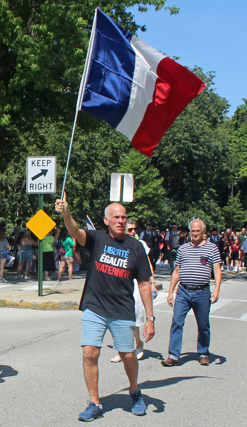 French Cultural Garden in Parade of Flags